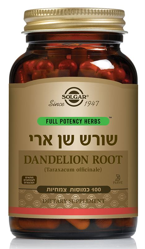 סולגאר שן הארי 100 כמוסות / Dandelion Root