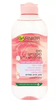 גרנייה מים מיסלריים מכילים מי ורדים 400 מ”ל GARNIER MICELLAR ROSE WATER סופר מדיקה